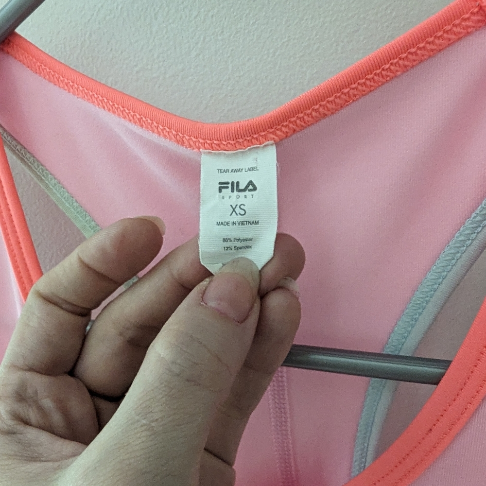 Pink Fila Tank - Picture 4 of 5